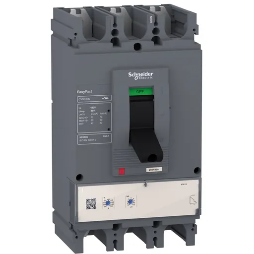 Intreruptor automat EasyPact CVS630N, 50 kA la 415 Vc.a., 630A ETS 2.3, 3P3D Schneider LV563510