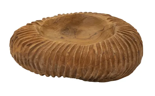 Mauro Ferretti Tavă Garit Tec cm Ø 32X11 | Aosom Romania