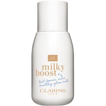 Clarins Milky Boost lotiune nuantatoare pentru uniformizarea nuantei tenului culoare 02 Milky Nude 50 ml