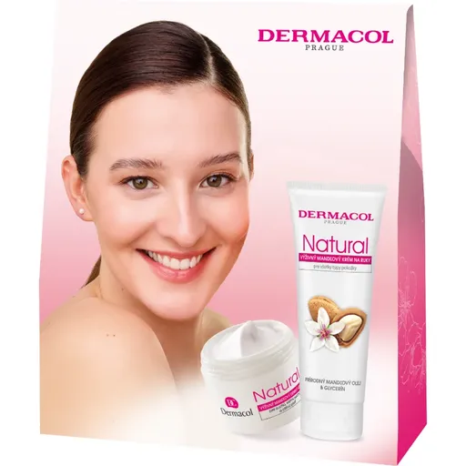 Dermacol Natural set cadou cu ulei de migdale