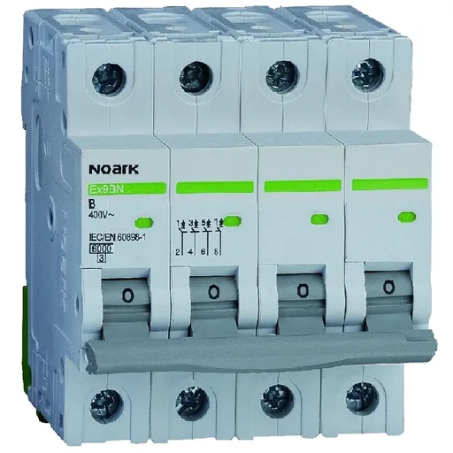 Siguranta automata Ex9BN 4P 40A, 6kA, curba B Noark 100087