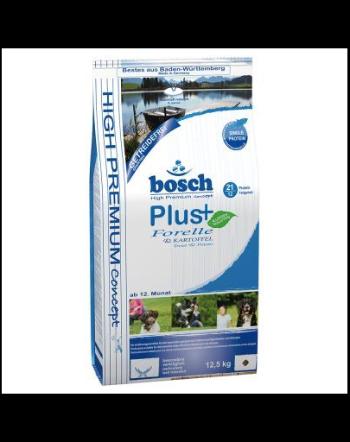 BOSCH Soft Hrana uscata cu pastrav &amp; cartofi pentru cainii adulti 12.5 kg