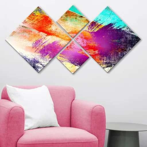 Pictură decorativă MDF, 4MDF112001639, Imprimat UV, Multicolor