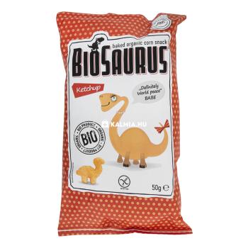 Biopont BioSaurus Babe ketchupos kukorica snack 50 g