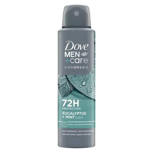 Dove Spray antiperspirant Men+Care Advanced Eucalyptus + Mint (Anti-Perspirant) 150 ml