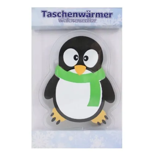 Pernuță cu gel cald Penguin, verde, verde
