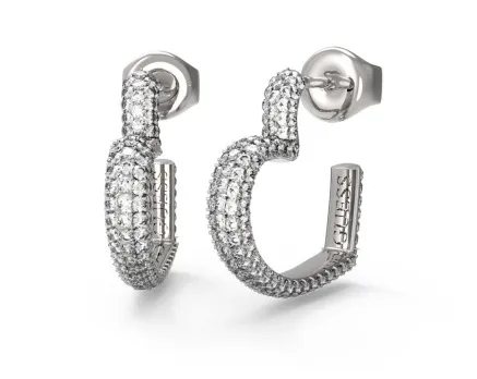 Guess Cercei rotunzi în formă de inimă Beloved JUBE05017JWRHT/U