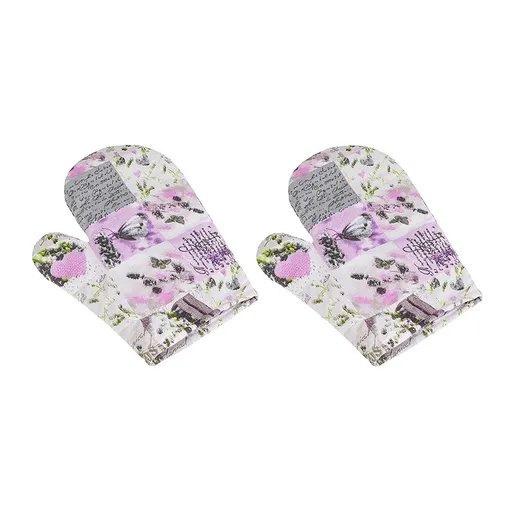 Mănușă de bucătărie Bellatex Patchwork gri, 28 x 18 cm, 2 buc