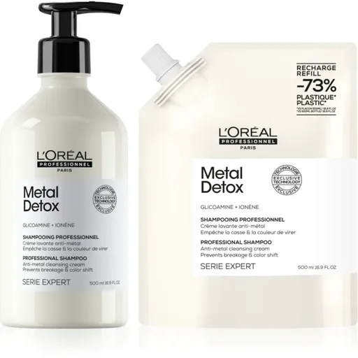 L’Oréal Professionnel Serie Expert Metal Detox ambalaj economic pentru par deteriorat
