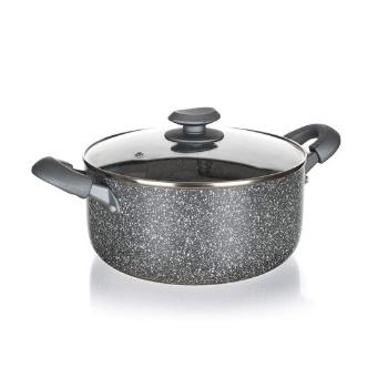 Banquet Oală cu suprafață antiaderentă Granite, 18 x 8,5 cm, 18 cm