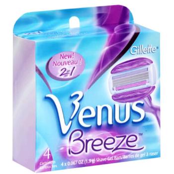 Gillette Rezervă lamă Gillette Venus Breeze 4 buc.