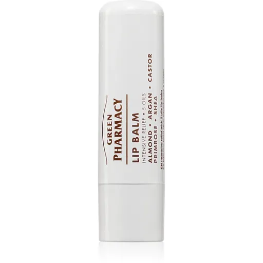 Green Pharmacy Mix of oils Lip Balm balsam de buze ultra-hidratant SPF 10 fara siliconi, parabeni și coloranți 3.6 g