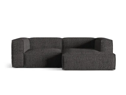 Coltar modular dreapta 3 locuri, Nuria-260, Micadoni Home, 252x147x72 cm, tesatura boucle, antracit