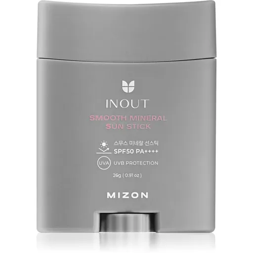 Mizon Inout Smooth Mineral Sun Stick crema de minerale pentru fata si zone sensibile stick SPF 50+ 26 g