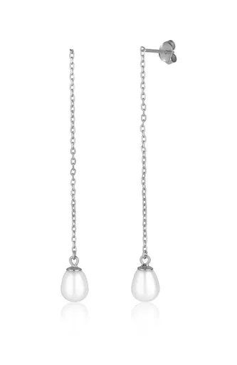 JVD Cercei frumoși din argint cu perle de râu SVLE1994XH2P100