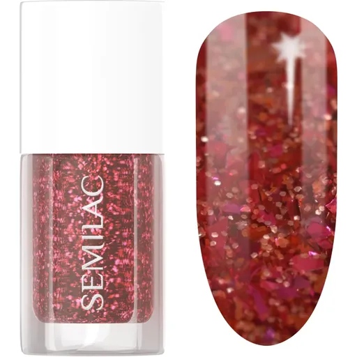 Semilac Glitter Nails lac de unghii stralucitor culoare 041 Cosmic Dust 7 ml