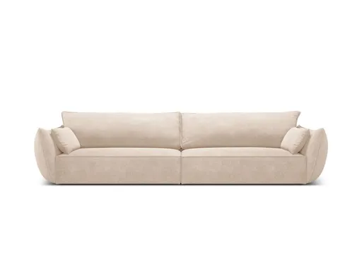 Canapea 4 locuri, Kaelle, Micadoni Home, BL, 248x110x85 cm, poliester chenille, bej