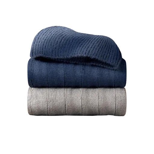 Set de 2 perechi de șosete cu boruri largi