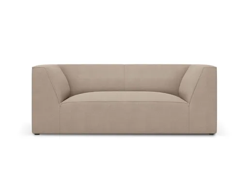 Canapea 2 locuri, Ruby, Micadoni Home, BL, 174x93x69 cm, poliester, bej inchis