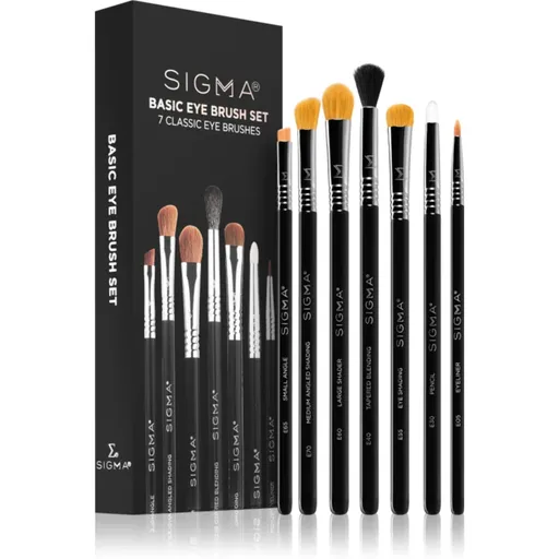 Sigma Beauty Brush Set Basic Eye set perii machiaj pentru ochi