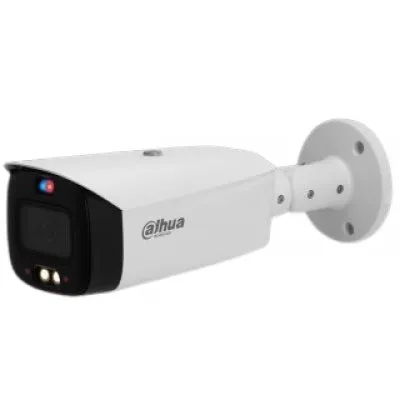 Camera IP Dahua IPC-HFW3849T1-AS-PV-0280B-S5, 8MP, 2.8mm, Smart Dual Light (IR+WL 30m), WizSense, Active Deterrence, microfon, IP67, PoE