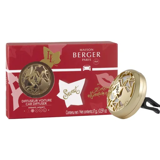 Maison Berger Paris Set cadou difuzor auto auriu + reîncărcare Lolita Lempicka Sweet
