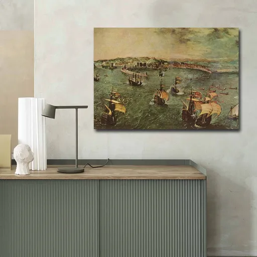 Tablou decorativ, 70100FAMOUSART-049, 70 x 100 cm, Multicolor