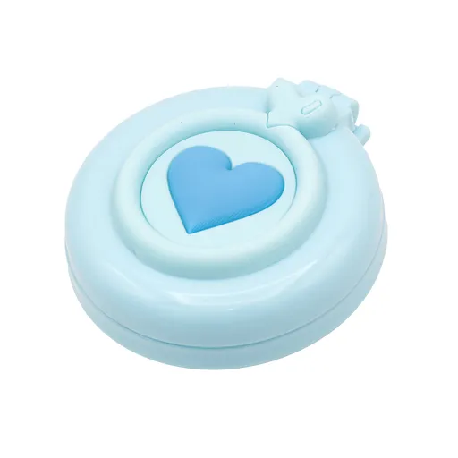 Perie de par pliabila, albastra cu inima