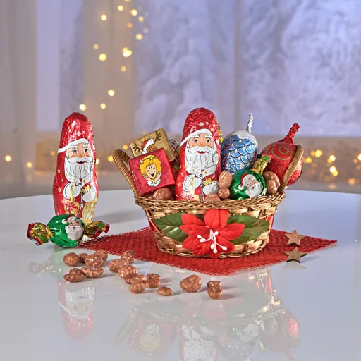 Coș cadou de Crăciun