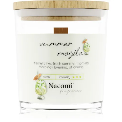 Nacomi Soy Candle Home Fragrances lumânare parfumată cu fitil din lemn 140 g