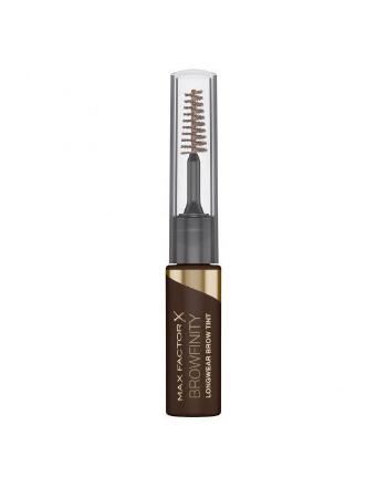 Max Factor Creion pentru sprâncene rezistent la apă, cu perie Browfinity (Longwear Brow Tint) 4,2 ml 003 Dark Brown