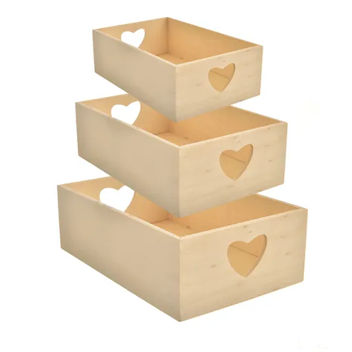 Lăzi din lemn 3 buc