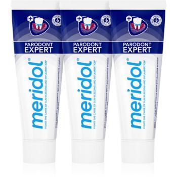 Meridol Parodont Expert Pata de dinti impotriva sangerarilor gingivale si a parodontiteti. 3 x 75 ml