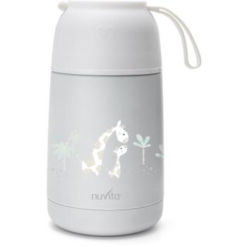 Nuvita Thermos termoska so silikónovým držiakom White 500 ml