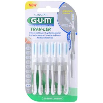 G.U.M Trav-Ler Interdental perie interdentara 2,0 mm 6 buc