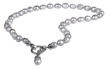 JwL Luxury Pearls Colier din perle gri autentice JL0557