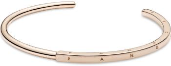 Pandora Brățară solidă deschisă din bronz Pandora Rose 589493C00 19 cm