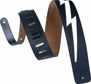 Levy's Larsen Leather Deluxe  Gitarový pás Lightning Bolt