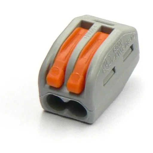 Set 10 conectori 2 poli Wago 222-412