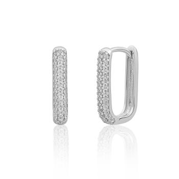 Sparkling Jewels Cercei suspendați din argint cu zirconi cubici EAS24