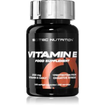 Scitec Nutrition Vitamin E capsule pentru susținerea protecției celulelor în fața stresului oxidativ 100 caps.