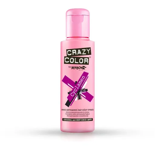 Vopsea Semi-Permanenta CRAZY COLOR CYCLAMEN - no.41 - 100 ml