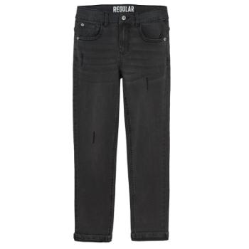 Džíny Regular Fit- tmavě šedé - 146 BLACK