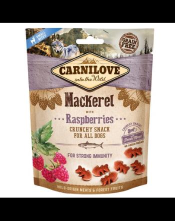 CARNILOVE Recompense delicatese pentru caini cu macrou si zmeura 200 g