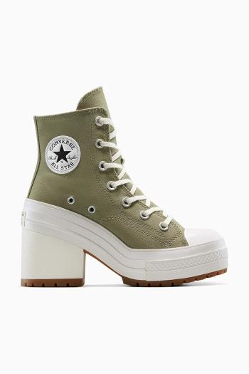 Tenisky Converse Chuck 70 De Luxe Heel zelená farba, A11899C