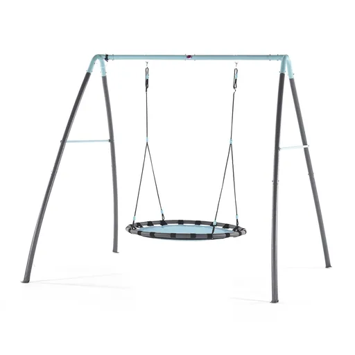 Leagăn circular Plum cu structură metalică și jetpentru producerea de ceață, 218 x 215 x 238 cm