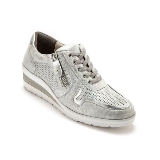 Pantofi din piele cu șiret Pediconfort