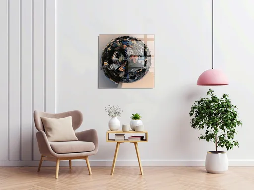 Tablou decorativ, 1104, Dimensiune: 60 x 60 cm, Multicolor