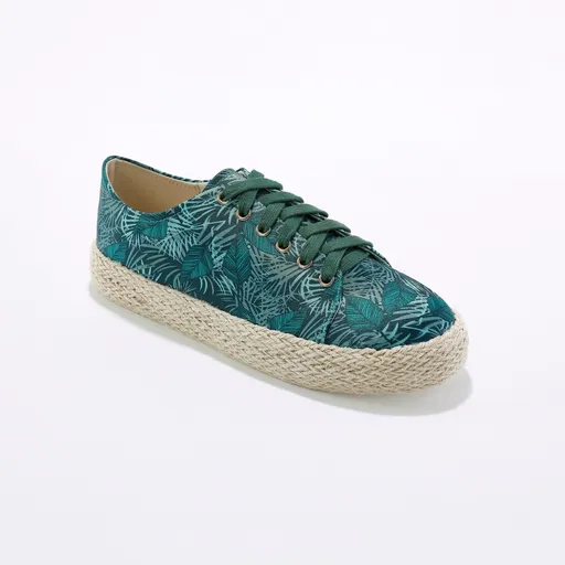 Adidași cu platformă, cu imprimeu