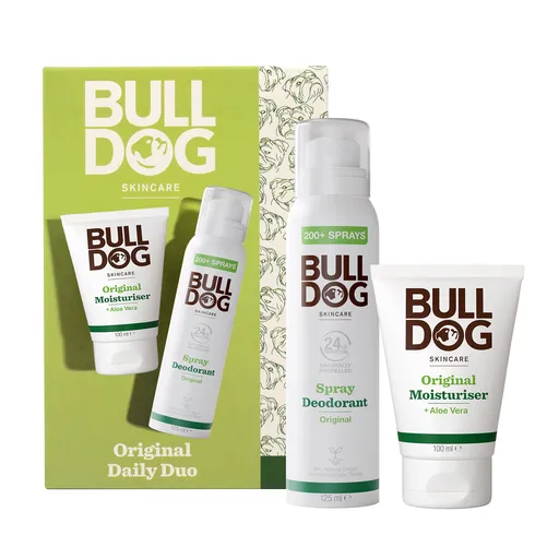 Bulldog Set cadou Original Daily Duo Deodorant Spray and Moisturizer